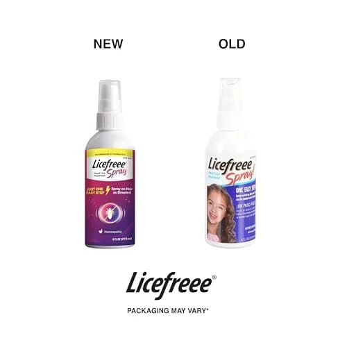 Licefreee Spray! Head Lice Treatment & Lice Comb for Adults & Kids, 6 Fl Oz | Non-Toxic Salt Formula, Safe for Kids 6+ thumbnail 2