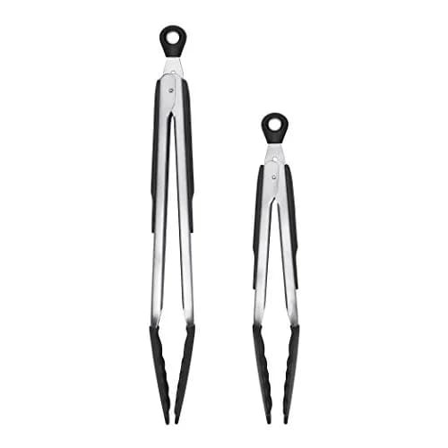OXO Good Grips 12-Inch Tongs with Silicone Head | Heat Resistant to 600°F, Non-Stick Safe, Dishwasher Safe thumbnail 6