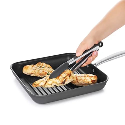 OXO Good Grips 12-Inch Tongs with Silicone Head | Heat Resistant to 600°F, Non-Stick Safe, Dishwasher Safe thumbnail 4