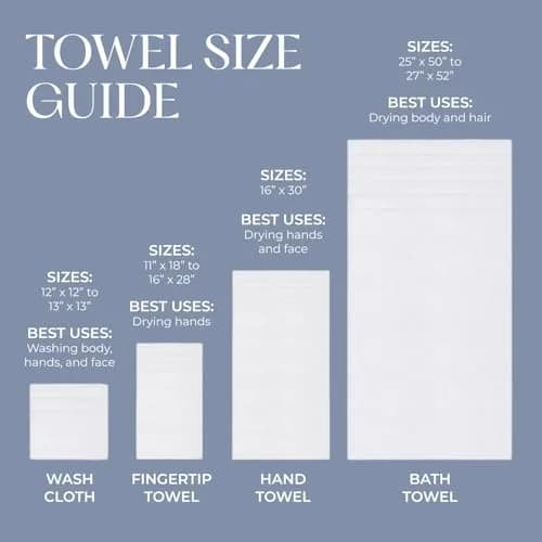 Avanti Linens Galaxy Hand Towel | 100% Cotton, Contemporary Jacquard Chevron Pattern, White thumbnail 4