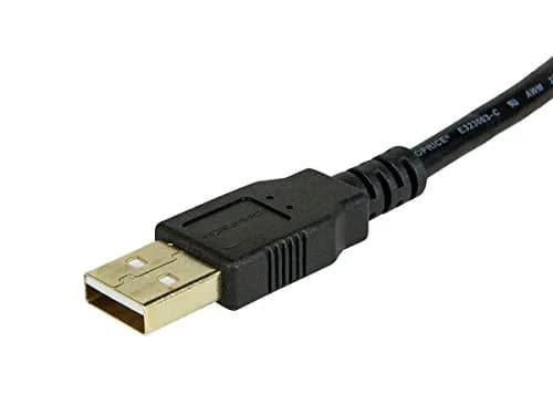 Monoprice USB 2.0 Type-A Male to Type-A Female Extension Cable 15 Feet | Gold Plated, 28/24AWG, Black thumbnail 3