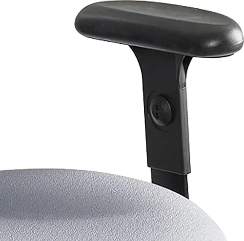 Safco Adjustable T-Pad Arm Set for Extended Height Chairs, Black | 10-12.25" H x 4.1" W thumbnail 2