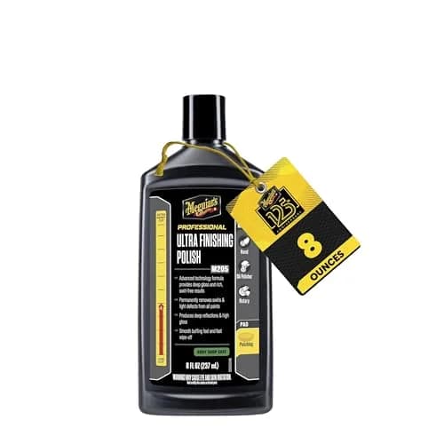 Meguiar's M205 Mirror Glaze Ultra Finishing Polish 8 Oz | Swirl Remover for High Gloss - main product image