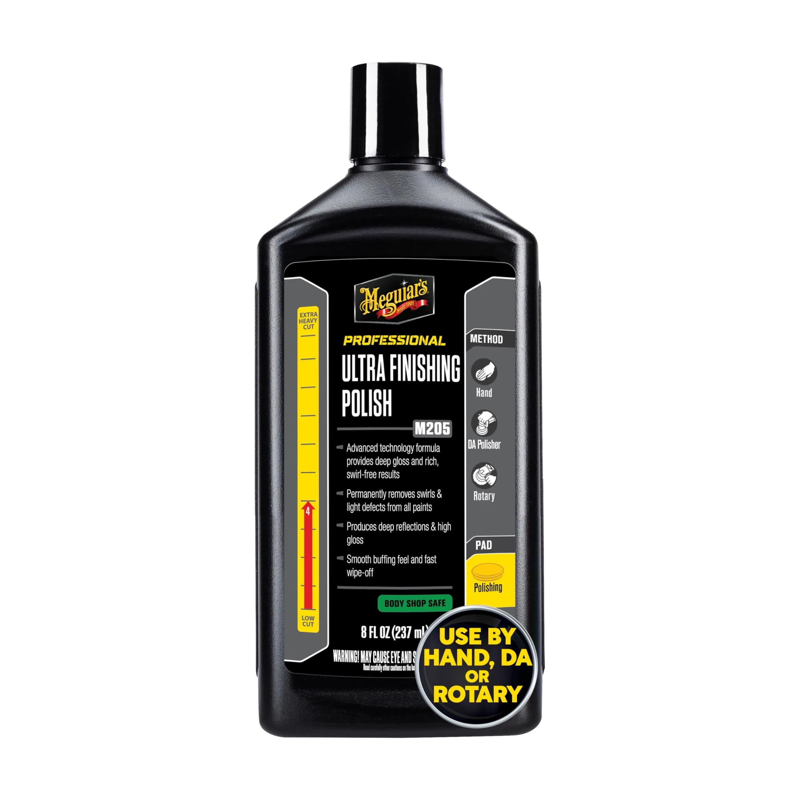 Meguiar's Mirror Glaze Ultra Finishing Polish 237ml (8 Fl Oz) | Swirl-Free High Gloss - view 3