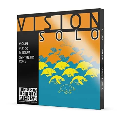 Thomastik-Infeld Vision Solo Violin Strings 4/4 Full Set | Warm, Full-Bodied Tone for Professional Violinists thumbnail 1
