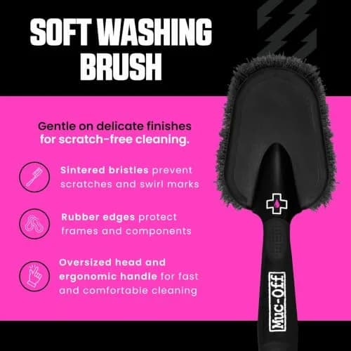 Muc-Off Soft Washing Brush All Over Bike Cleaning Tool | Gentle Finish Care thumbnail 2