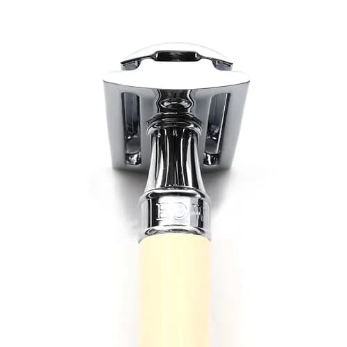 Edwin Jagger DE87BLAMZ Classic Double Edge Safety Razor Imitation Ivory | Eco-Friendly & Reusable thumbnail 3