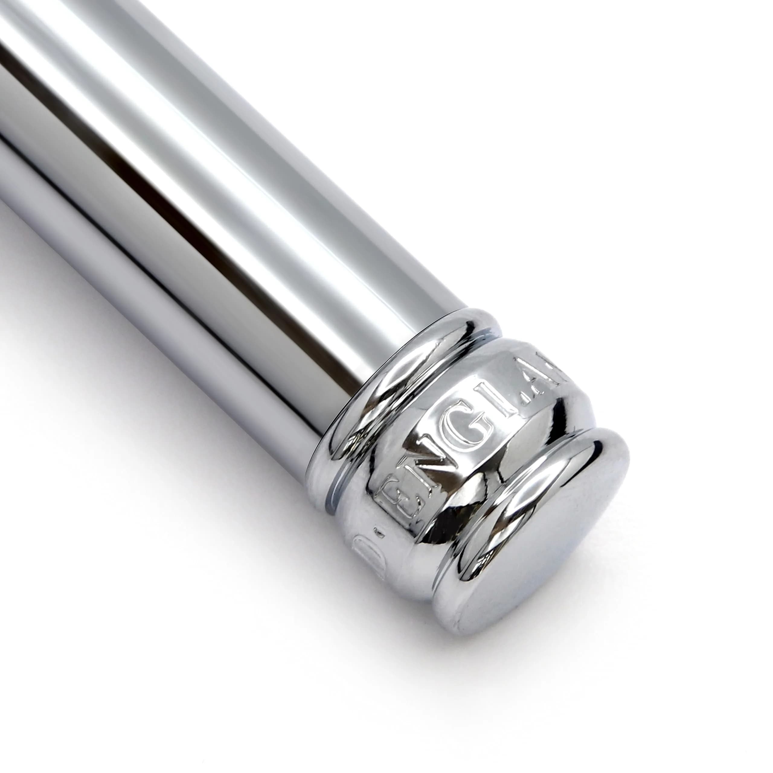 Edwin Jagger DE89BL Chrome Double Edge Safety Razor for Men | Classic Design, Brass Handle, Single Blade - view 4