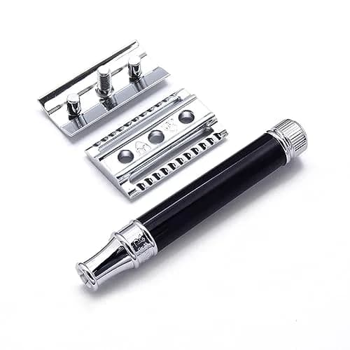 Edwin Jagger DE86 Classic Double Edge Safety Razor for Men & Women | 93mm (3.7") Length thumbnail 4