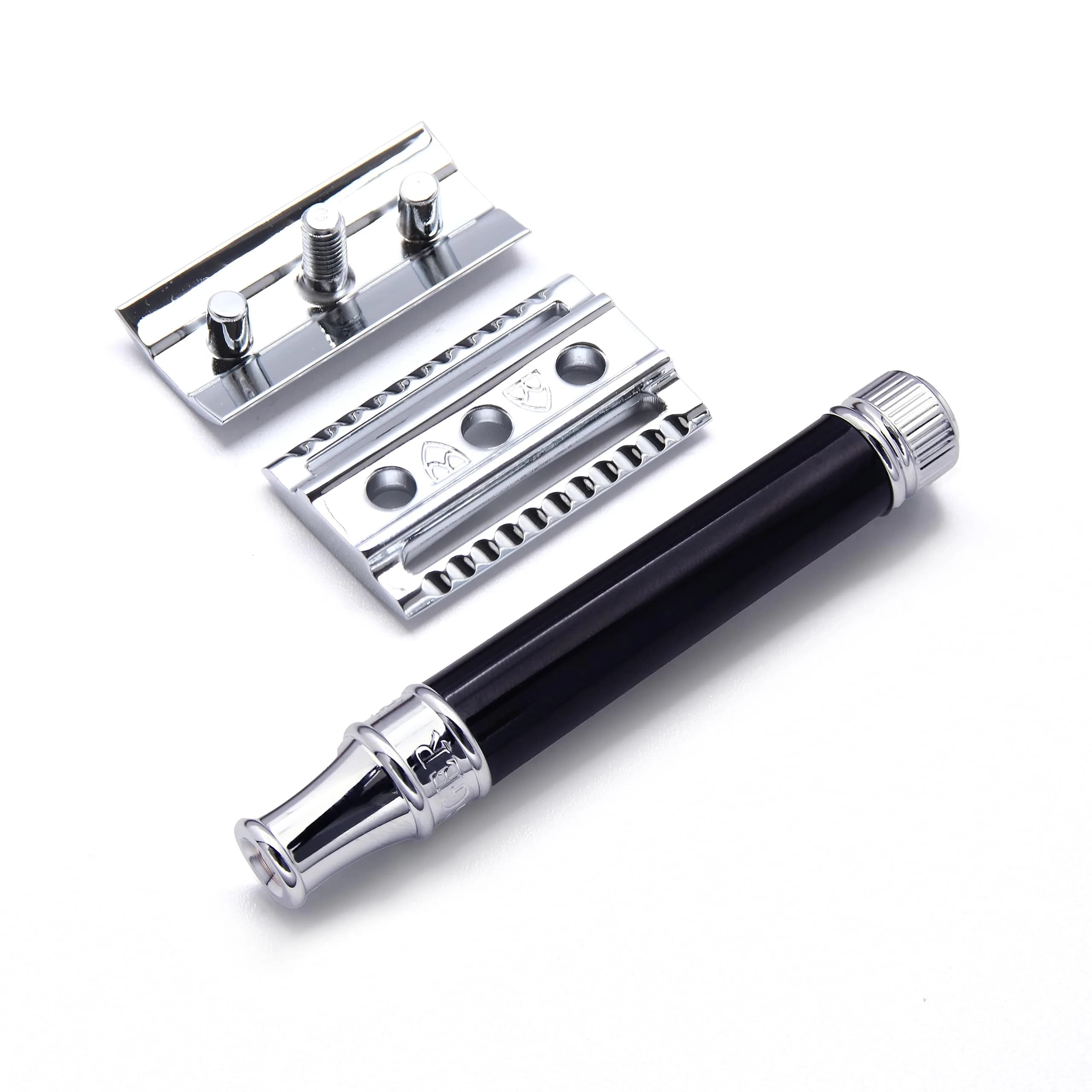 Edwin Jagger DE86 Classic Double Edge Safety Razor for Men & Women | 93mm (3.7") Length - view 4