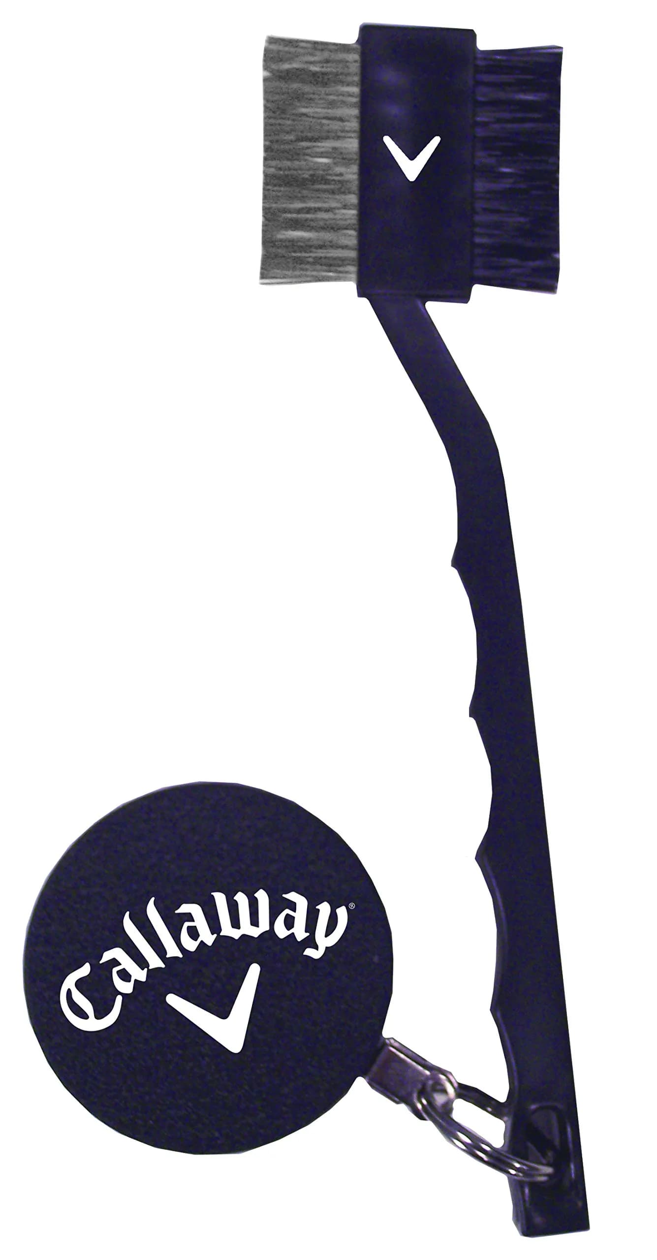 Callaway Club Cleaning Brush with Zinger | Dual-Sided Nylon Bristles for Clubs & Shoes