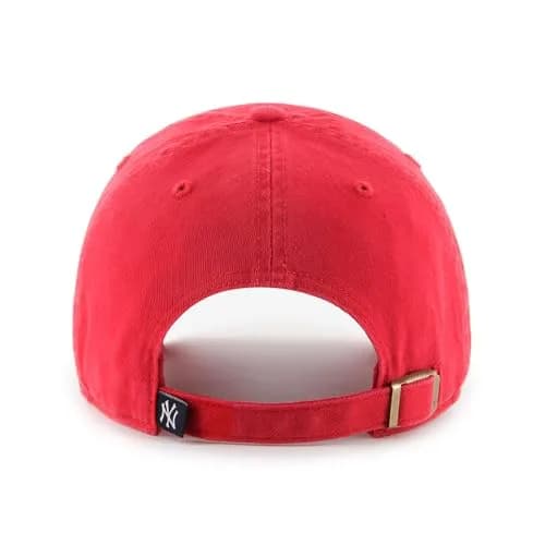 47 Men's '47 Brand Yankees Baseball Cap | Relaxed Fit, One-Size, Red thumbnail 2