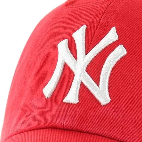 47 Men's '47 Brand Yankees Baseball Cap | Relaxed Fit, One-Size, Red thumbnail 3