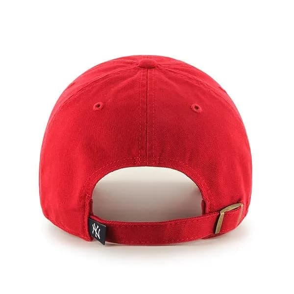 47 Men's '47 Brand Yankees Baseball Cap | Relaxed Fit, One-Size, Red thumbnail 4