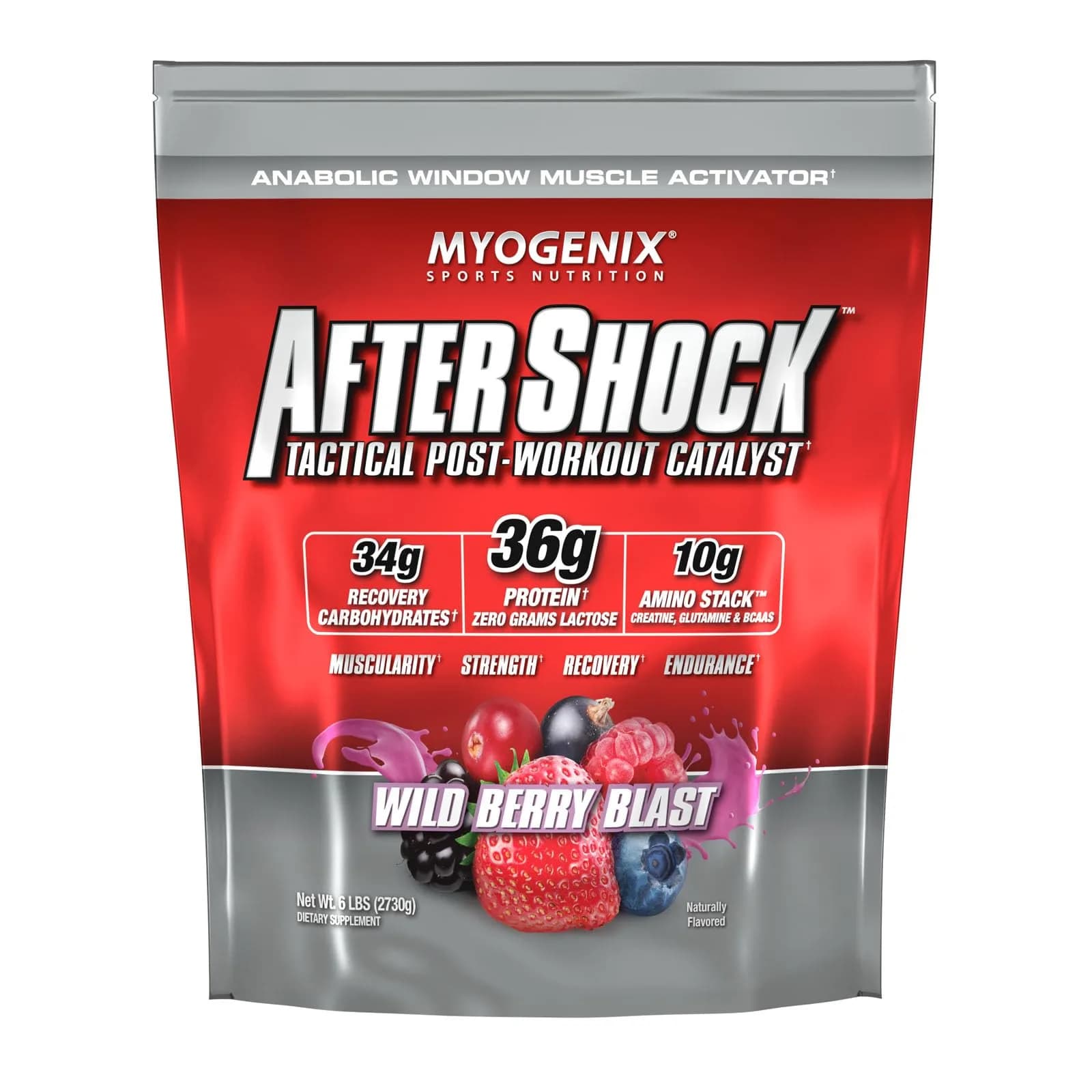 Myogenix Aftershock Post Workout 6 lbs | Speeds Muscle Growth & Recovery — 6 Pound