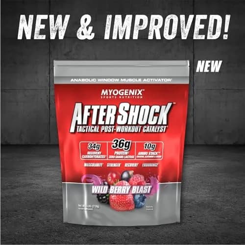 Myogenix Aftershock Post Workout 6 lbs | Speeds Muscle Growth & Recovery thumbnail 2