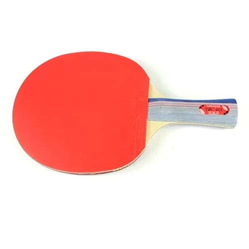 Butterfly B401 Shakehand Table Tennis Racket Set with Case | 5-Ply Wood Blade, Yuki Rubber, Flared Handle thumbnail 2