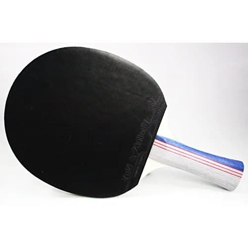 Butterfly B401 Shakehand Table Tennis Racket Set with Case | 5-Ply Wood Blade, Yuki Rubber, Flared Handle thumbnail 3