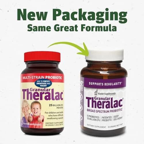 Granular Theralac 1.05 oz | Multi-Strain Probiotic Powder for Gut & Kids thumbnail 3