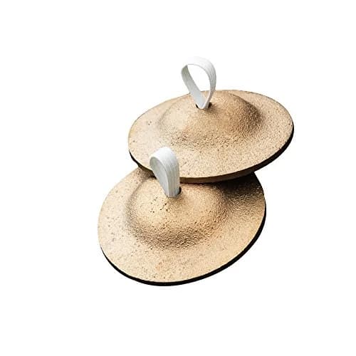 Zildjian P0773 Finger Cymbals Thin - Pair | Piercing, High-Pitched Bronze Cymbals for Orchestra (2 pcs, Gold) thumbnail 1