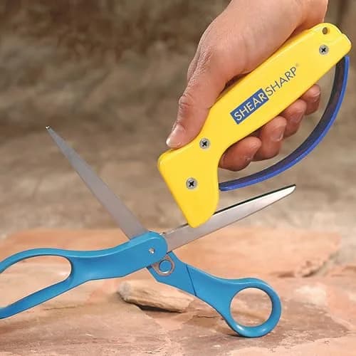 AccuSharp Knife & Shear Sharpener Combo | Reversible Tungsten Carbide Blades, Ergonomic Handle, 10 Sec Edge Restoration thumbnail 5