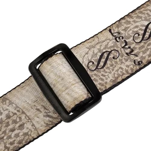 Levy's Leathers Dragon & Hanzi Polyester Guitar Strap 152cm (60") | Genuine Leather Ends thumbnail 3
