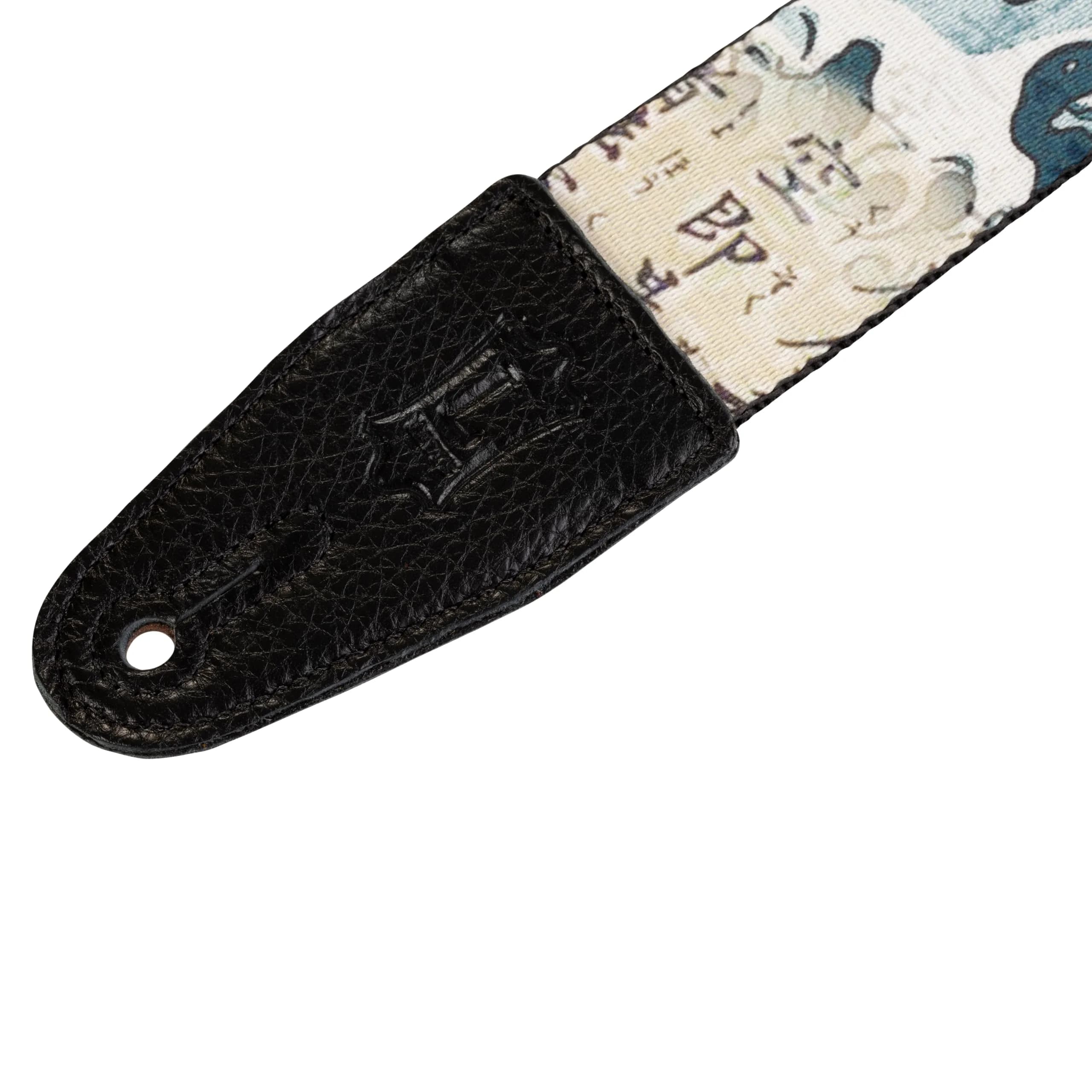 Levy's 2" Polyester Guitar Strap with Koi Fish & Waves Design, 35"-65" Adjustable Length | Sublimation Printed, Color-Fast - view 2