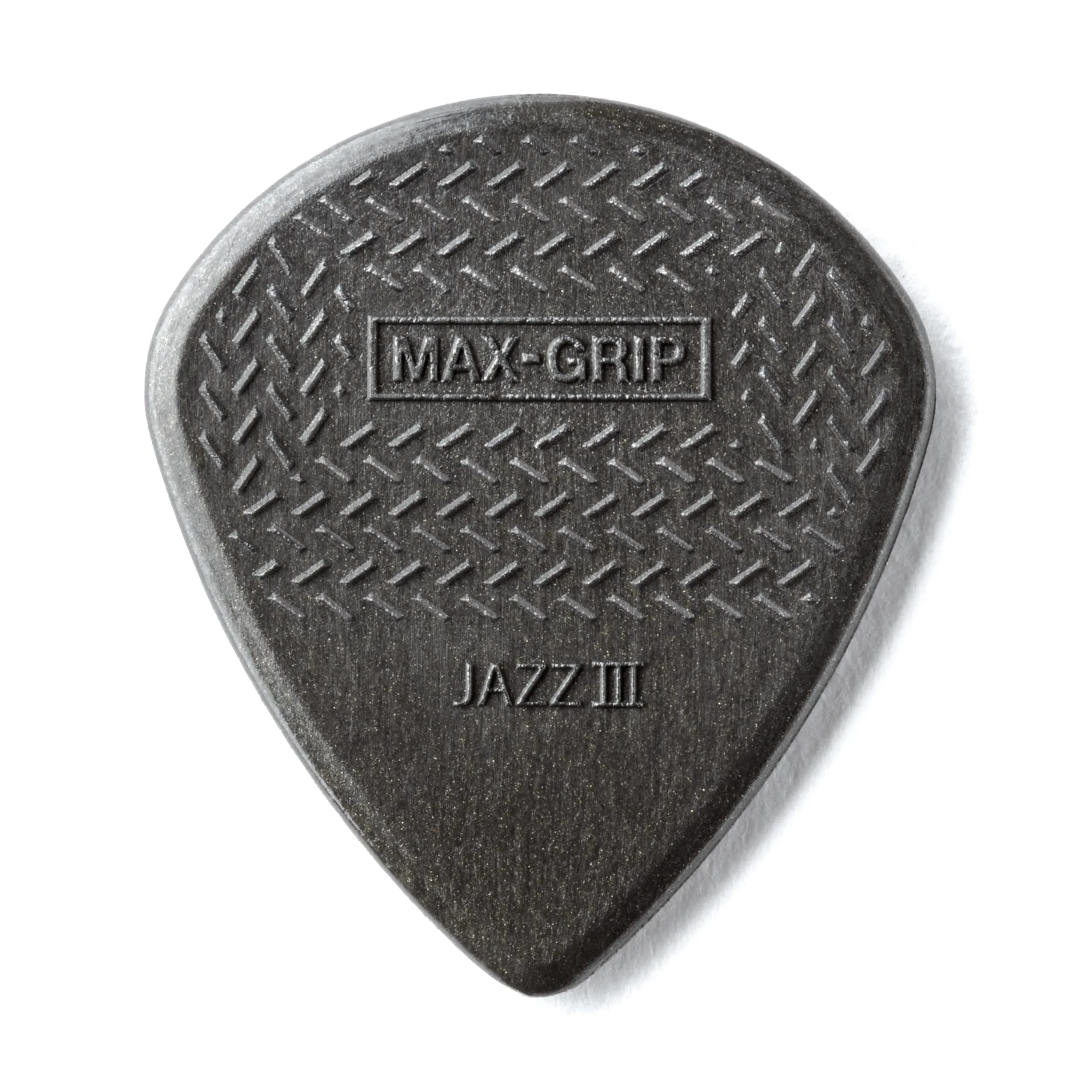 Jim Dunlop Max-Grip Jazz III Carbon Fiber Pick 1.38MM | Extreme Precision & Durability - main product image
