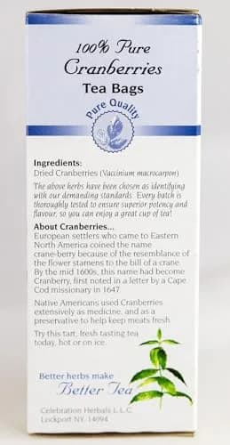 Celebration HERBALS Cranberries Pure Quality 24, Count | Tart, refreshing herbal tea with antioxidant support in India thumbnail 5