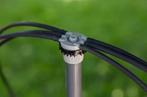 Rain Bird 6-Port Free Flow Drip Irrigation Manifold 1/2" NPT x 1/4" Drip | Connects Six 1/4" Drip Tubes to 1/2" Riser thumbnail 6