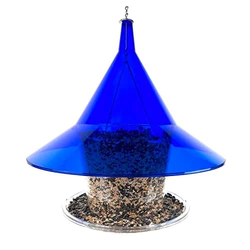 Sky Cafe Squirrel Proof Bird Feeder for Outside | Large, 17 in. Diameter, 1.5 Gallon Capacity, Made in USA thumbnail 5