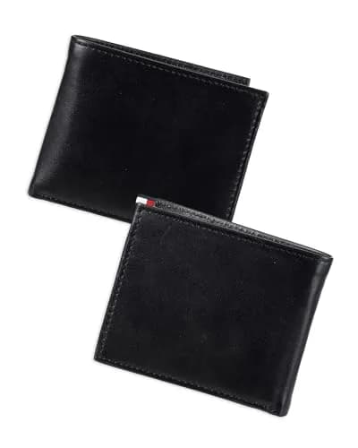 Tommy Hilfiger Genuine Leather Slim Bifold Wallet with Coin Pocket | RFID Blocking thumbnail 2