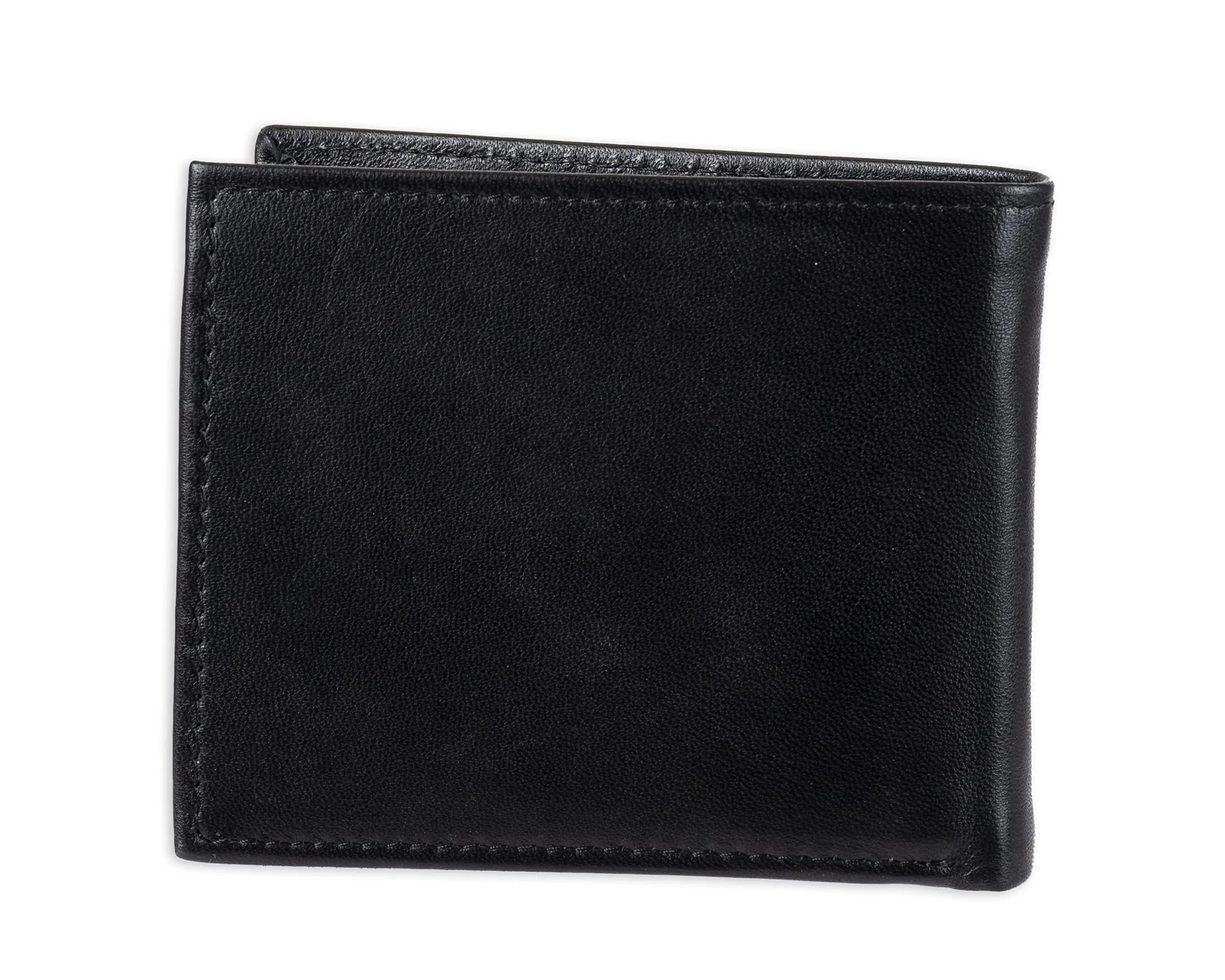 Tommy Hilfiger Genuine Leather Slim Bifold Wallet with Coin Pocket | RFID Blocking - view 3