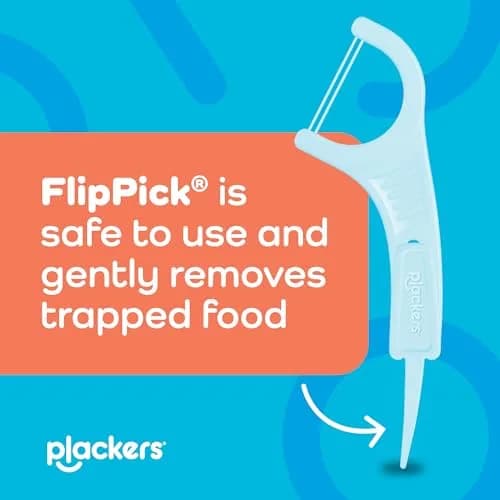 Plackers Twin Line Floss Picks, Intense Mint, 75 Count | Double Floss Surface, Mint Flavor, On-the-Go Oral Care thumbnail 5