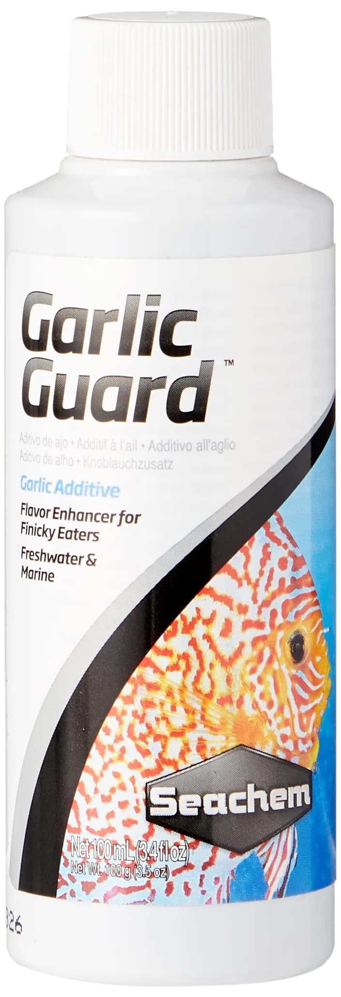 Seachem GarlicGuard 100 mL | Fish & Aquatic Safe Garlic Additive (70-120 chars)