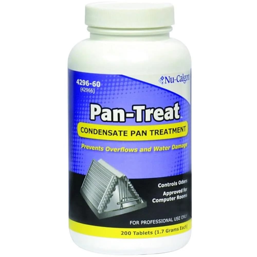 Nu-Calgon Pan-Treat Scum 200 Tablets | Prevents Sludge & Odors - main product image