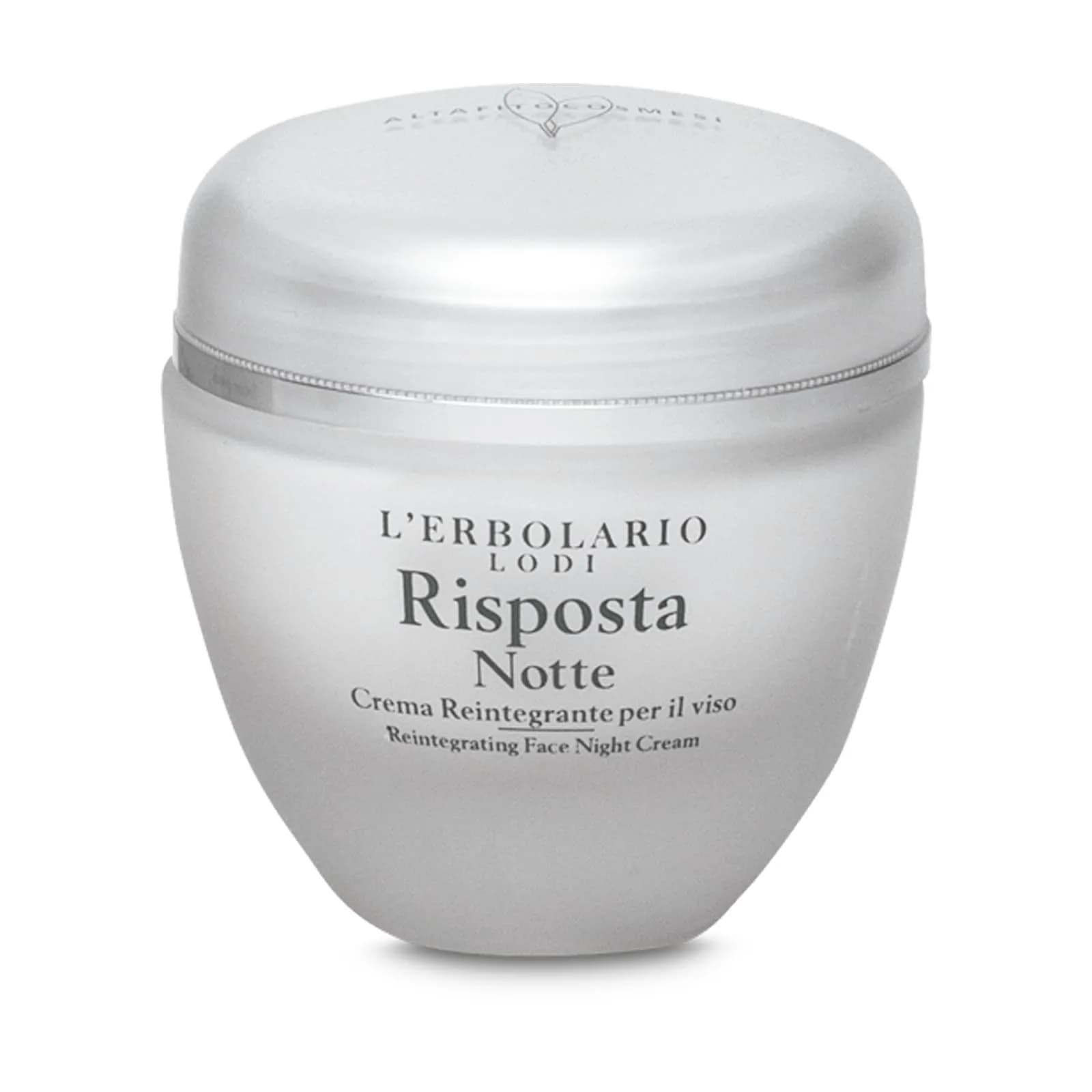L'Erbolario Risposta Night Reintegrating Face Cream 50ml (1.6 oz) | Cruelty-Free Moisturizer for All Skin Types — As Shown Picture