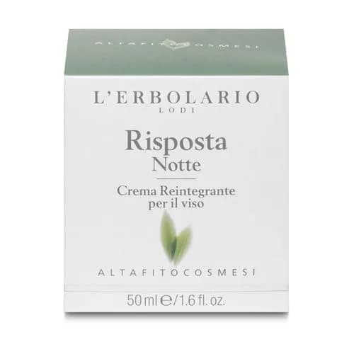 L'Erbolario Risposta Night Reintegrating Face Cream 50ml (1.6 oz) | Cruelty-Free Moisturizer for All Skin Types thumbnail 2