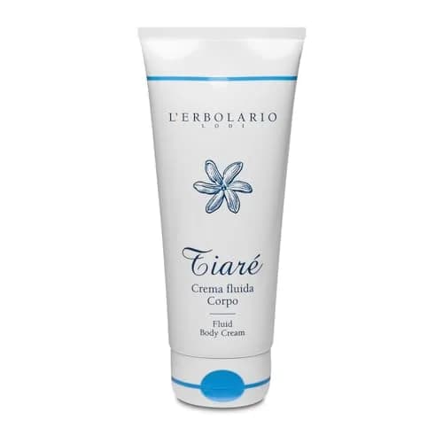 L’Erbolario Fluid Body Cream – Moisturizing Body Butter – Nourishing Cream for Even Tone – Skin Care with Shea Butter, Coconut Milk – Tiaré - 6.7 oz thumbnail 1