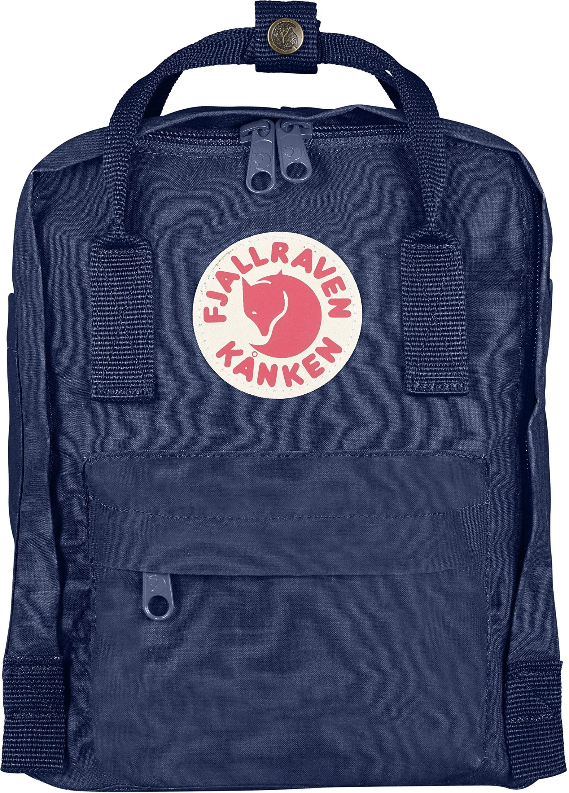 Fjällräven Kånken Mini Backpack Navy 7L (0.25 cu ft) | Durable Vinylon F Fabric — Royal Blue / One Size