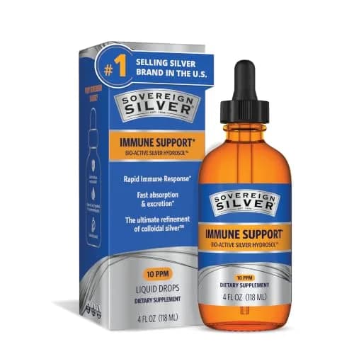 Sovereign Silver Kids Immune Support, Colloidal Silver, 4 fl oz (118 mL) | Gentle immune aid for children 4+ thumbnail 1
