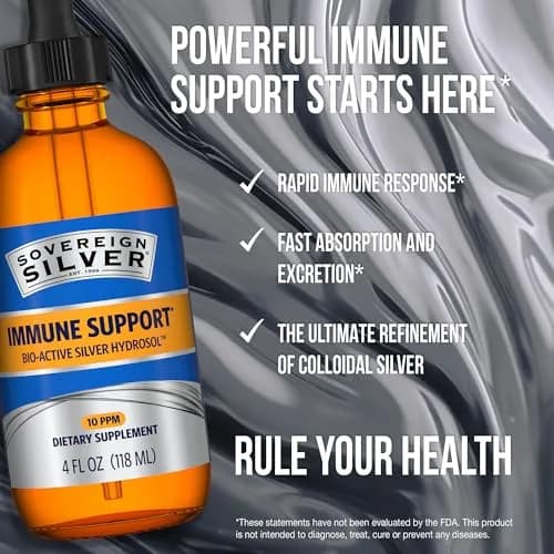 Sovereign Silver Kids Immune Support, Colloidal Silver, 4 fl oz (118 mL) | Gentle immune aid for children 4+ thumbnail 6