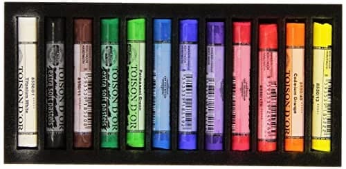 Koh-I-Noor Extra Soft Pastels Set/12 (FA8552) | Assorted Colors Drawing Media thumbnail 3