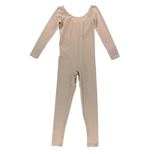 Eurotard 10129 Womens Long Sleeve Unitard Small Nude | Classic Dance & Gymwear thumbnail 1