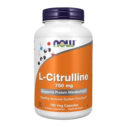 NOW Foods L-Citrulline 750 mg Veg Capsules | Supports Protein Metabolism & Immune Function (180 Count) thumbnail 1