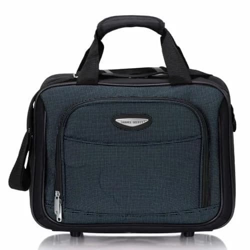Travel Select Amsterdam Softside Expandable Luggage with Rolling Wheels, Navy, 2-Piece Set (15/21) | Lightweight & Expandable thumbnail 2
