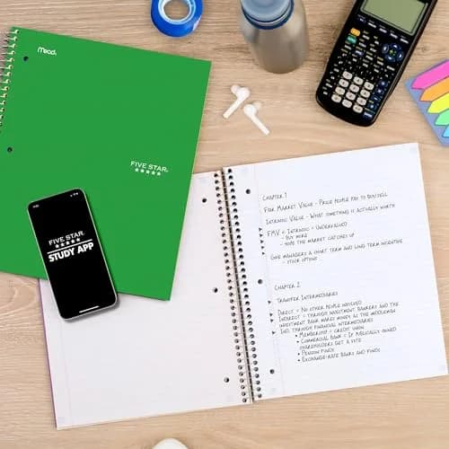 Five Star Spiral Notebook 1 Subject College Ruled 100 Sheets 25ml (0.811 Fl Oz) | SFI Certified Paper thumbnail 4