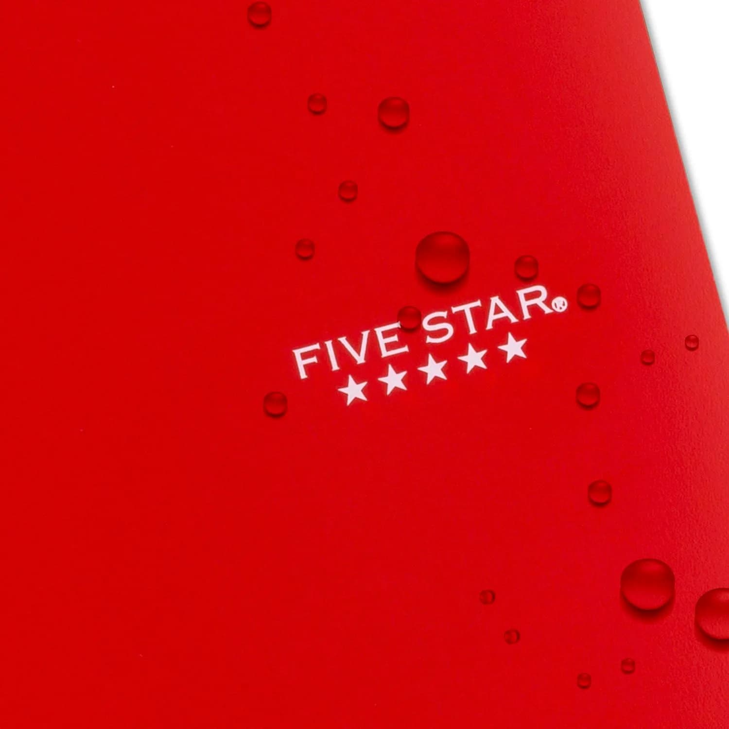 Five Star Spiral Notebook 1 Subject 100 Sheets 8.5" x 11" Fire Red | College Ruled Paper with Study App - view 5