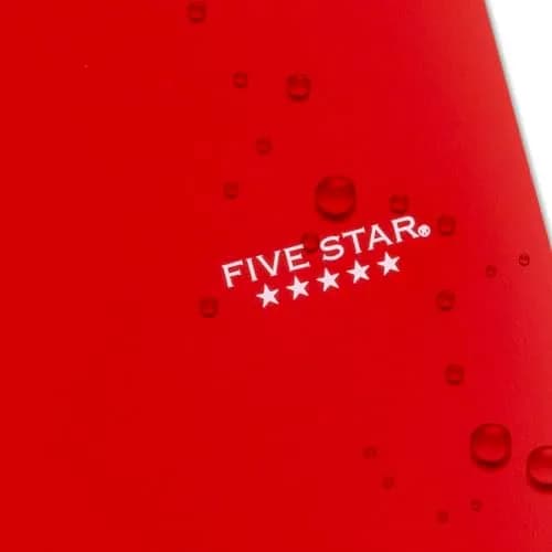 Five Star Spiral Notebook 1 Subject 100 Sheets 8.5" x 11" Fire Red | College Ruled Paper with Study App thumbnail 5