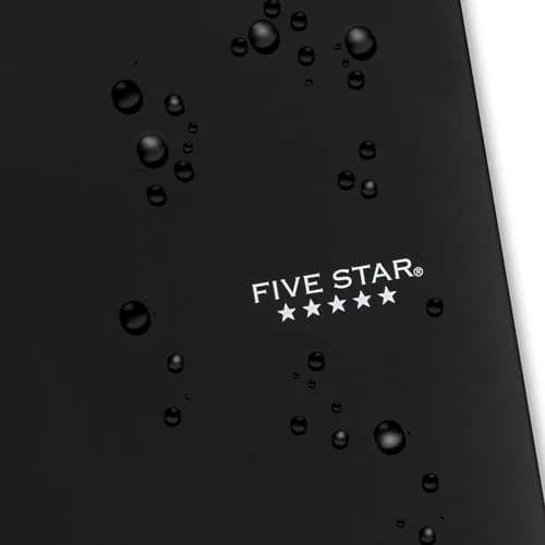Five Star Spiral Notebook, 1 Subject, College Ruled, 100 Sheets, 200 Pages Total, Black | SFI Certified Paper & Study App Integration thumbnail 6